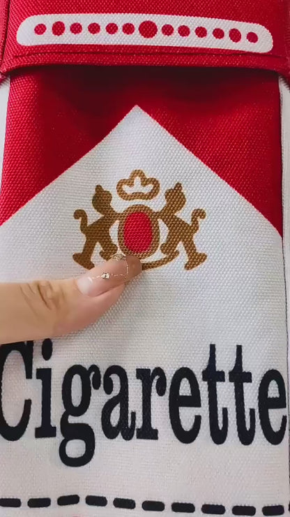 Köpüş Duman Komik Peluş Köpek Oyuncakları Sigara Paketi Şekilli